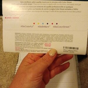 When lightning strikes Color Street